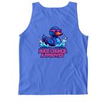 2026 Undefeated Limited Edition Apparel, a Flo Blue Comfort Colors Tank Top (back-view)