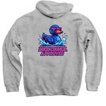 2026 Undefeated Limited Edition Apparel, a Sport Grey Pullover Hoodie (back-view)