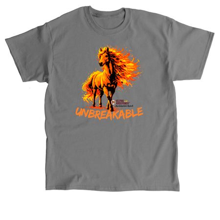 UNBREAKABLE, a Charcoal Classic Unisex Tee