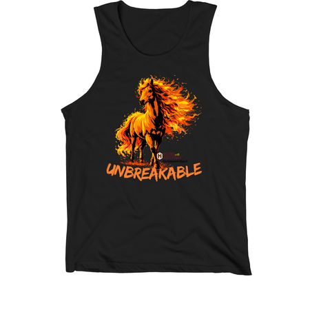 UNBREAKABLE, a Black Premium Cotton Tank
