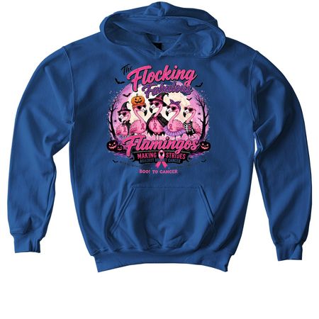 Christy's Flocking Fabulous Flamingos&nbsp;, a Royal Softstyle Youth Pullover Hoodie