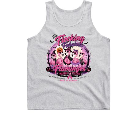 Christy's Flocking Fabulous Flamingos&nbsp;, a Sport Grey Classic Unisex Tank Top