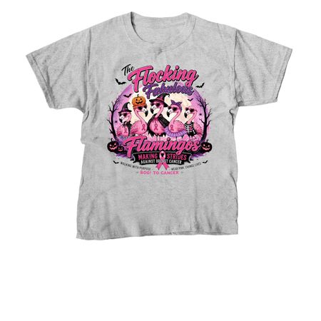 Christy's Flocking Fabulous Flamingos&nbsp;, a Sport Grey Youth Unisex Tee