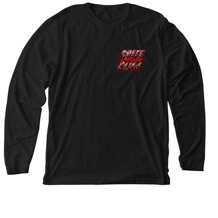Spite Club Affiliate Gear, a Solid Black Blend Premium Long Sleeve Tee