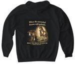 Unforgettable Tshirt Drive&nbsp;, a Black Gildan Softstyle Pullover Hoodie (back-view)