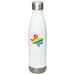 EQTX Water Bottle, a White Stainless Steel Water Bottle