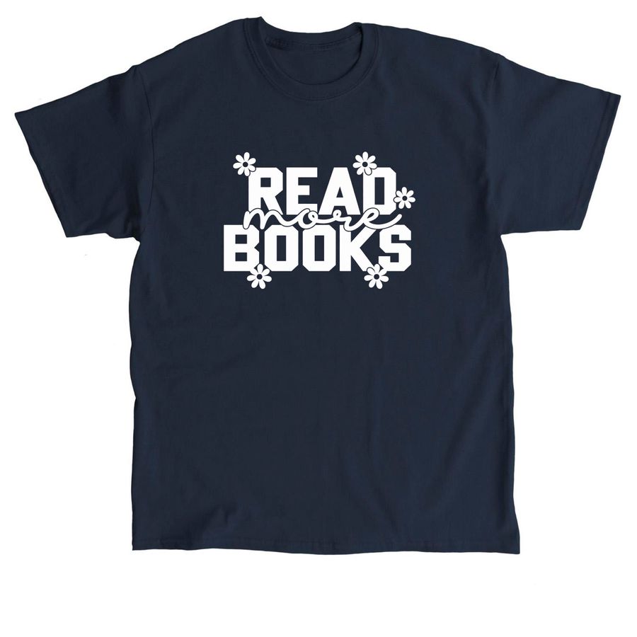 Daisy Read More Books T Shirt, a Navy Classic Unisex Tee