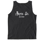 Bagagwa (The Broth-Hal 2026), a Black Comfort Colors Tank Top (back-view)