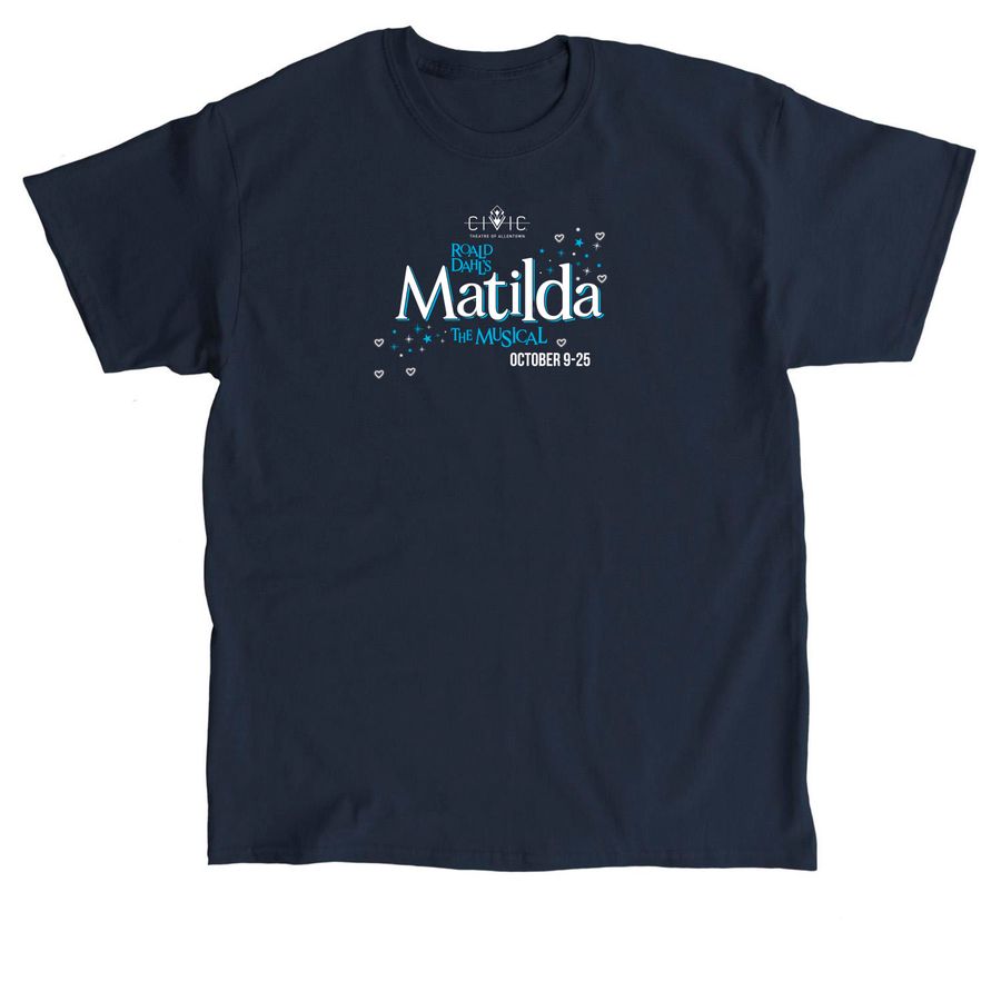 Matilda The Musical Merch, a Navy Classic Unisex Tee