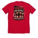 Remember Everyone Deployed&nbsp;, a Solid Red Blend Premium Unisex Tee (back-view)