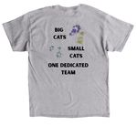 One Dedicated Team, a Sport Grey Classic Unisex Tee (back-view)