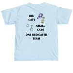 One Dedicated Team, a Chambray Comfort Colors Unisex Tee (back-view)