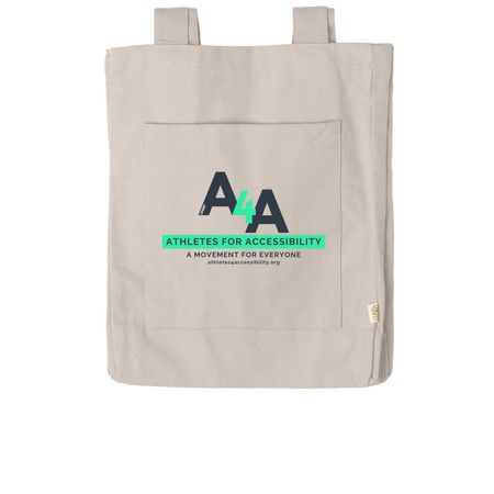 Athletes for Accessibility Tote Bags, a Pumice Reclaimist Everywhere Tote Bag