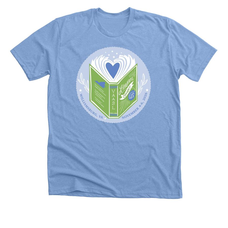 2026 VAASL Philanthropy Fundraiser&nbsp;, a Heather Carolina Blue Premium Unisex Tee