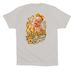Marigolds Fight, a Solid Athletic Grey Premium Cotton Tee (back-view)