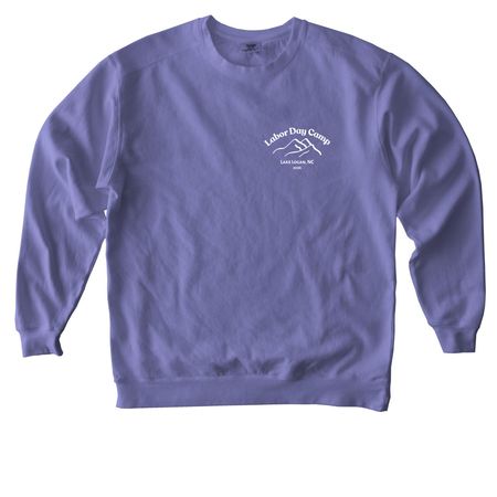Adult Hoodies & Crewnecks, a Violet Comfort Colors Crewneck Sweatshirt