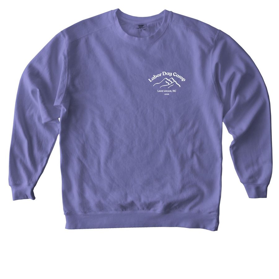 Adult Hoodies & Crewnecks, a Violet Comfort Colors Crewneck Sweatshirt