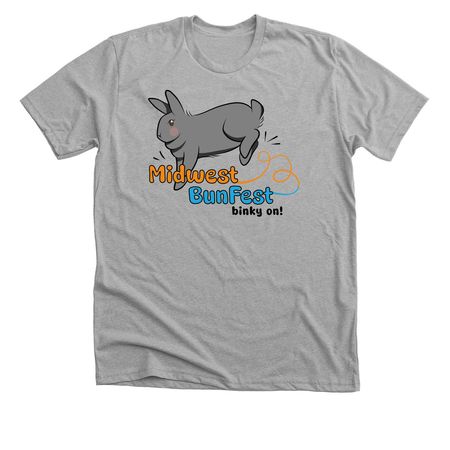 Midwest BunFest 2026, a Athletic Heather Premium Unisex Tee