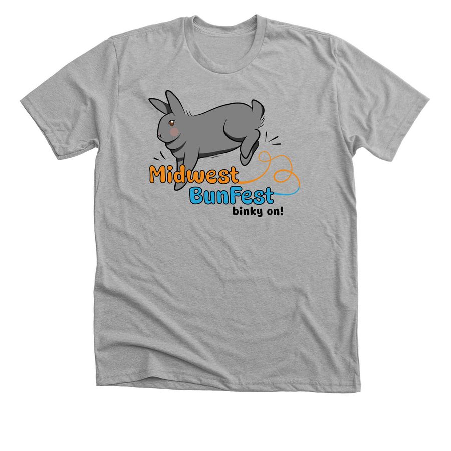 Midwest BunFest 2026, a Athletic Heather Premium Unisex Tee