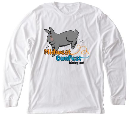 Midwest BunFest 2026, a Solid White Blend Premium Long Sleeve Tee