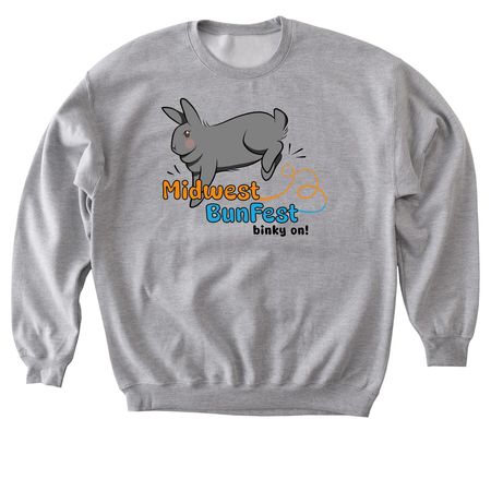 Midwest BunFest 2026, a Sport Grey Softstyle Crewneck Sweatshirt