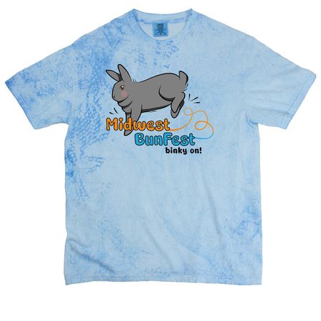 Midwest BunFest 2026, a Fiji Blue Comfort Colors Colorblast Tee