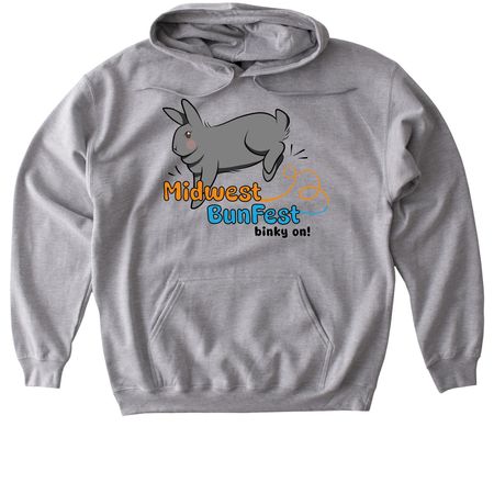 Midwest BunFest 2026, a Sport Grey Gildan Softstyle Pullover Hoodie