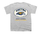 GHS Alumni, a Sport Grey Youth Unisex Tee (back-view)