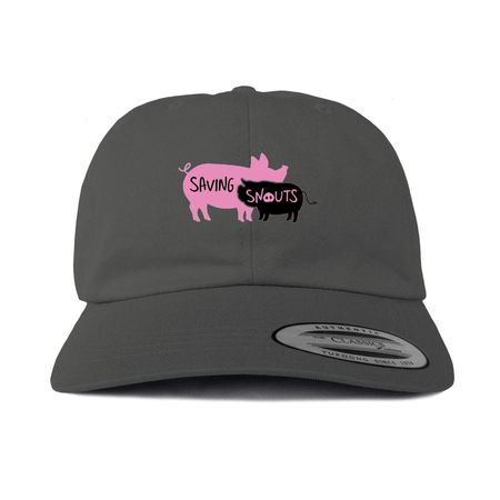 Saving Snouts Logo Hat, a Dark Gray Printed Classic Baseball Cap