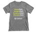 Hopeful, Insightful, Purposeful, Wonderful, a Premium Heather Triblend Unisex Tee