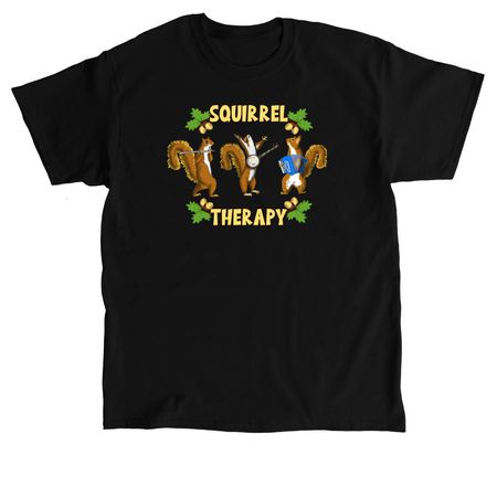 Squirrel Adult T, a Black Classic Unisex Tee
