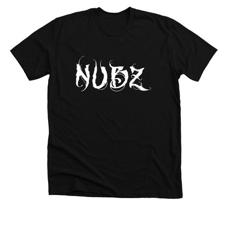 Nubz Metal Shirt, a Solid Black Blend Premium Unisex Tee