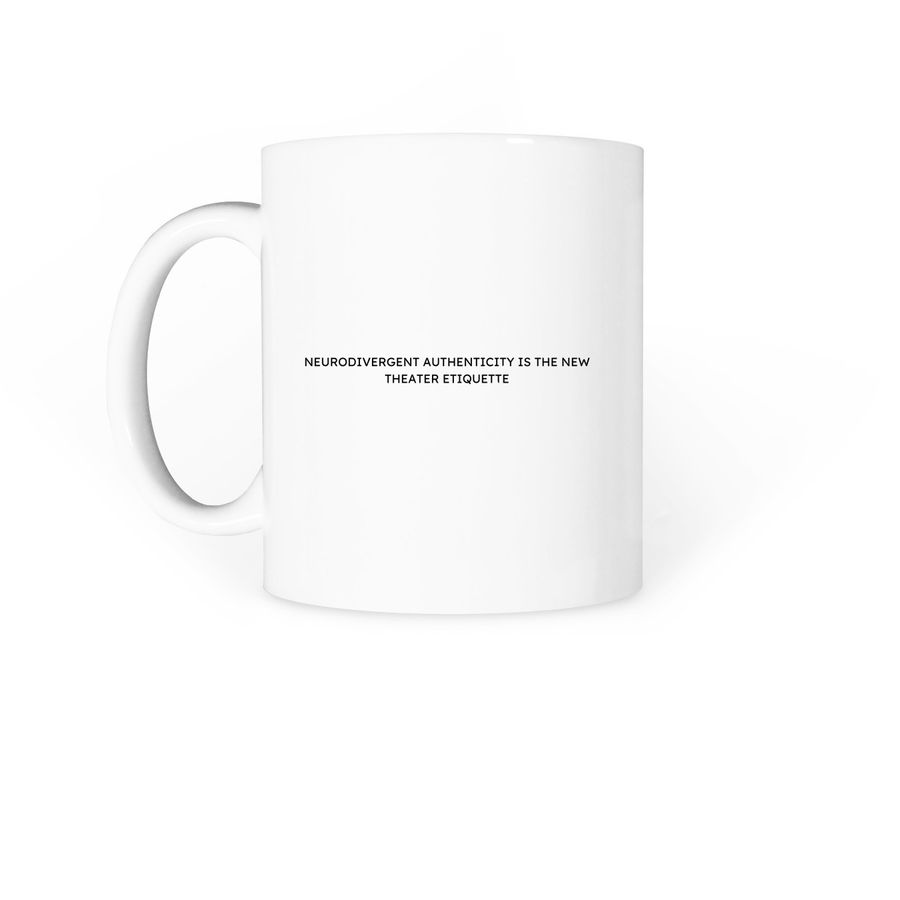 Unmasked Mug, a White Coffee Mug (back-view)