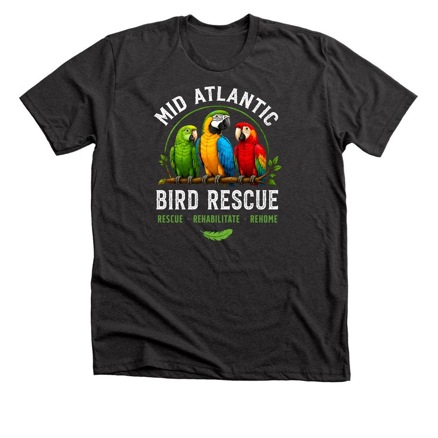 Support the Flock, a Dark Grey Heather Premium Unisex Tee
