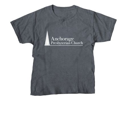 Basic APC Logo Designs, a Dark Heather Youth Unisex Tee