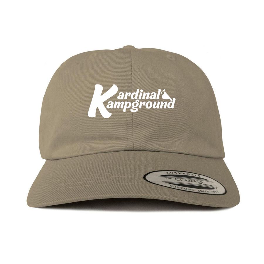 Kardinal Kampground Hat, a Khaki Printed Classic Baseball Cap