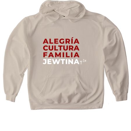 Jewtina - Valores Collection, a Sand Gildan Softstyle Pullover Hoodie