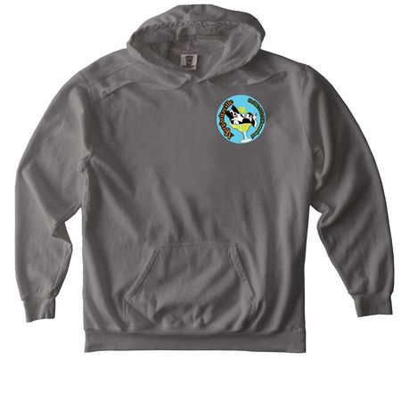 Disc O'Clock Somewhere 2026, a Grey Comfort Colors Pullover Hoodie