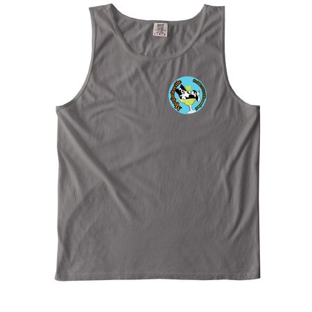 Disc O'Clock Somewhere 2026, a Grey Comfort Colors Tank Top