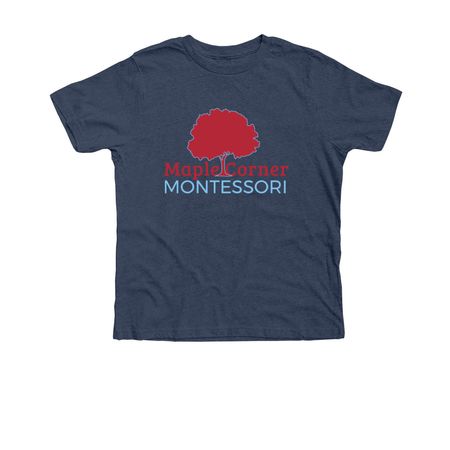 Maple Corner T-Shirt, a Heather Navy Premium Youth Tee