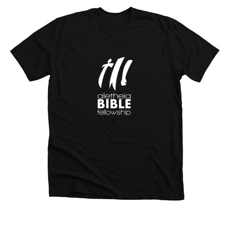 2018 VINTAGE ABF LOGO TEE, a Solid Black Blend Premium Unisex Tee