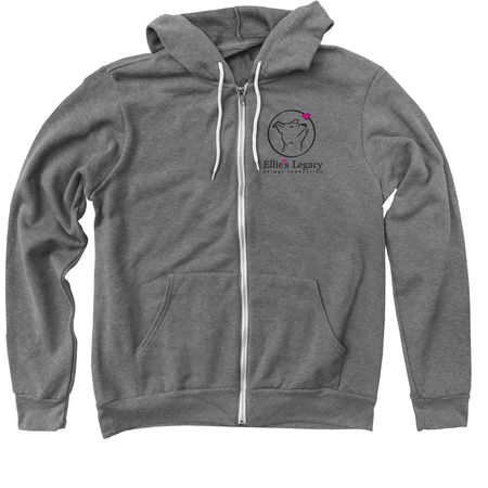 Ellie's Legacy Gear Sale!, a Deep Heather Zip Up Hoodie
