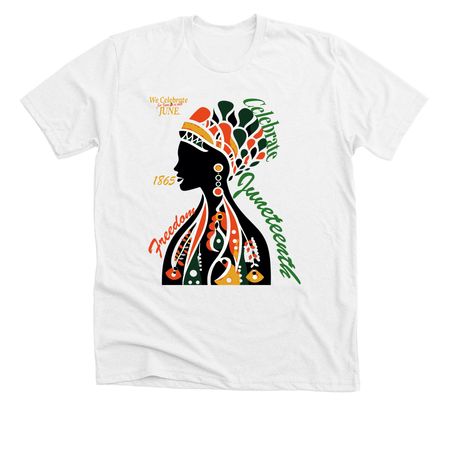 We Celebrate JUNE 2025, a Solid White Blend Premium Unisex Tee