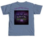 #SAS, a Blue Jean Comfort Colors Unisex Tee (back-view)