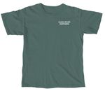 Be a River Friendly Neighbor, a Blue Spruce Comfort Colors Unisex Tee (back-view)
