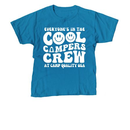 Cool Campers Crew, a Sapphire Youth Unisex Tee