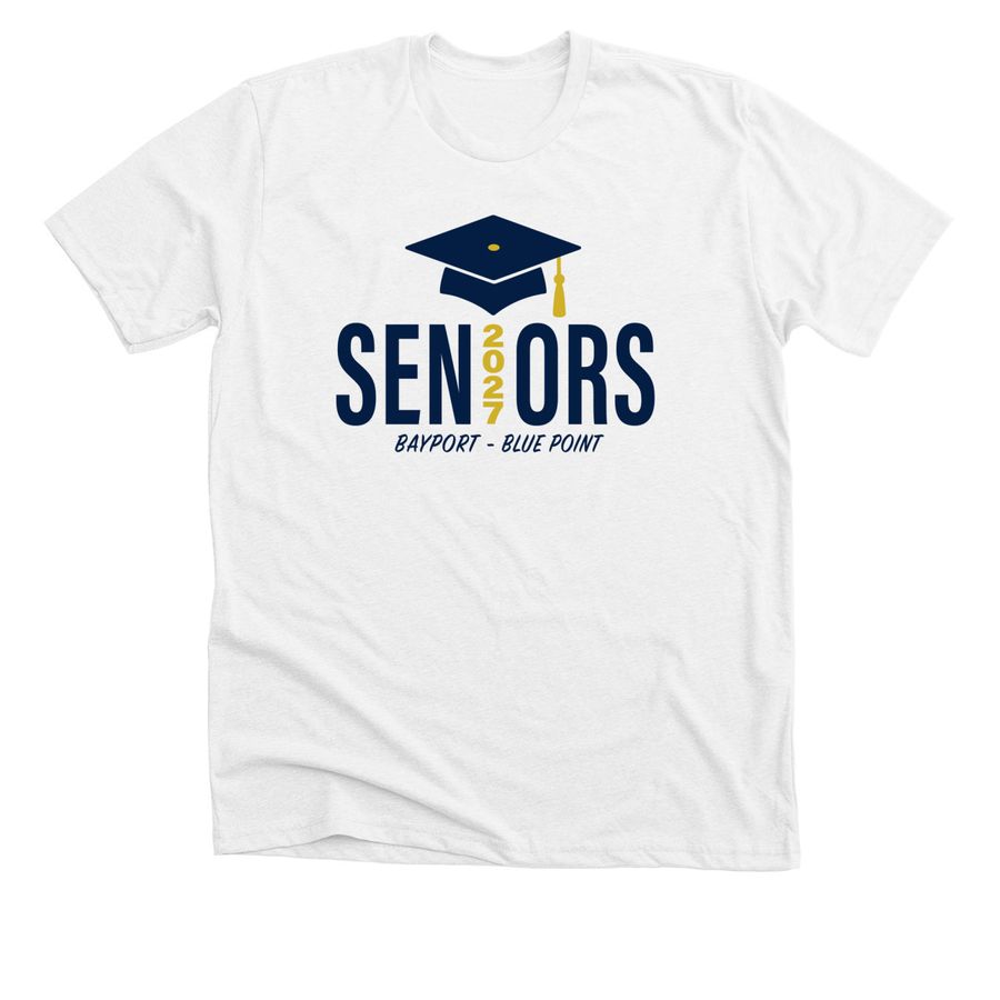 BBP Seniors 2027, a Solid White Blend Premium Unisex Tee