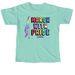 PRIDE MONTH: March With Pride!, a Chalky Mint Comfort Colors Unisex Tee