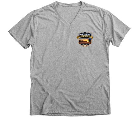 Protect Fort Howard, a Athletic Heather Premium V-Neck Tee