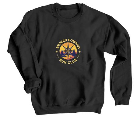 BCRC Warm-up, a Black Crewneck Sweatshirt